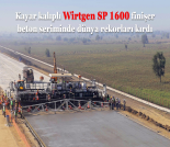 İş Makinası - Kayar kalıplı Wirtgen SP 1600 finişer beton seriminde dünya rekorları kırdı Forum Makina